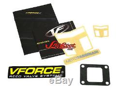 88-90 Yamaha Sno-scoot Vforce III 3 Reed Valve Kit Carbon Fiber Sno Snow Scoot