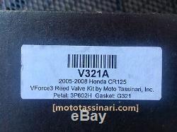 Moto Tassinari V-force 3 Reed Valve System V321a 2005-2008 Honda Cr125