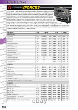 Système de soupape à lamelles V-Force 3 Moto Tassinari V3132R-873F-2 2012 Polaris 800 Rush