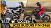 Tester Ken Roczen Sur La Suzuki Rm Z450 Progressive Insurance Ecstar 2023.